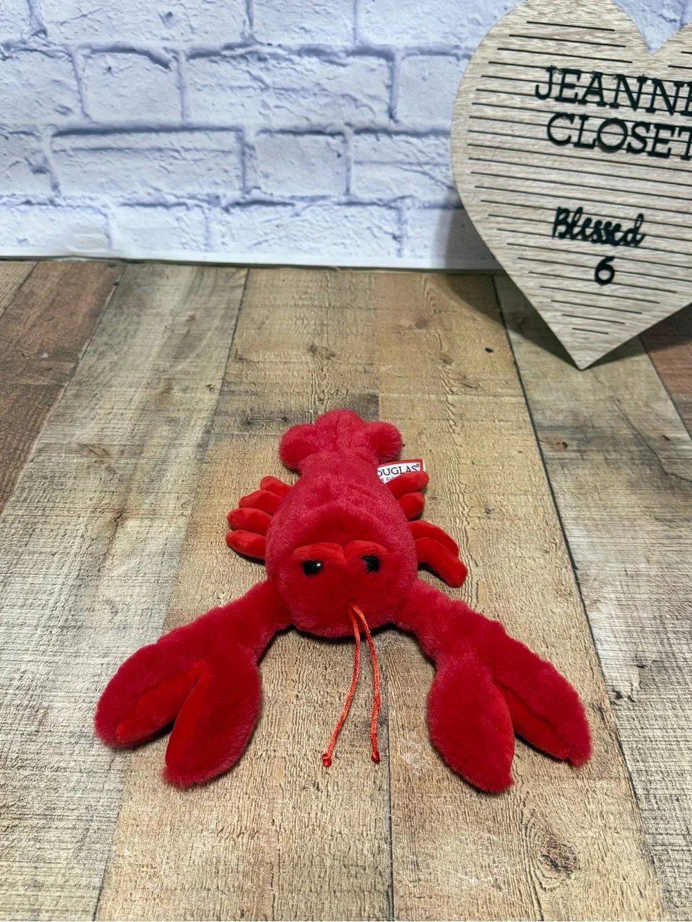 Douglas Cuddle Toys red lobster plush